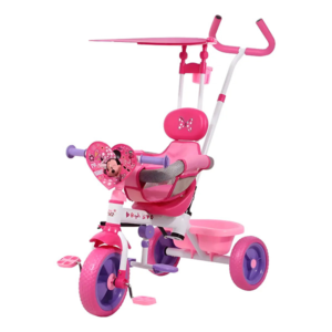 Triciclo de Lujo Disney Minnie con Toldo y Guía