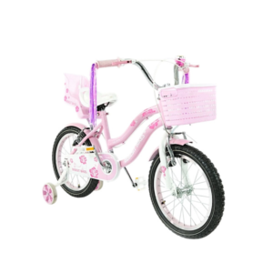 Bicicleta Infantil Bebesit Queen Rodado 16 con Rueditas y Canasto