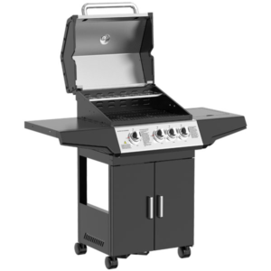 Parrilla a Gas Enxuta PGENX543 3 Quemadores + Quemador Lateral